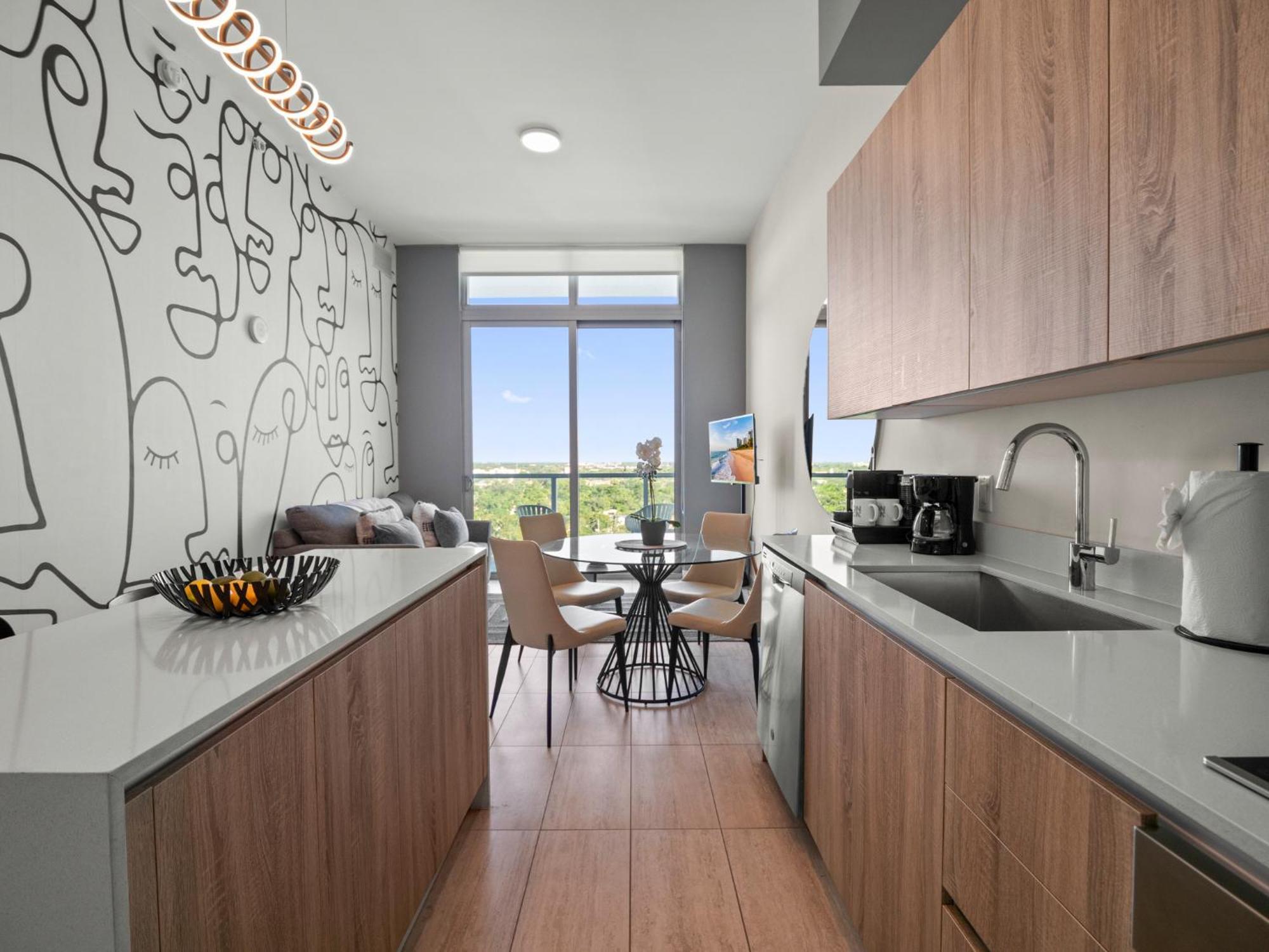 Apartment Luxury & Modern In Design District With Pool *